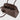 Braun Büffel Rhomby leather tote bag in soil brown, size S open top view showing spacious interior, zip closure and shoulder strap